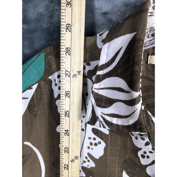 Havanera Hawaiian Shirt Men’s Floral Button Down Tropical Shirt Adult Medium - Picture 10 of 16